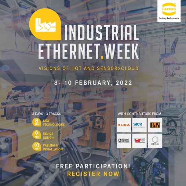 HARTING Industrial Ethernet Switches: Visions for IIoT and sensor to cloud